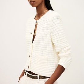 Gaspard Rib Knit Cardigan