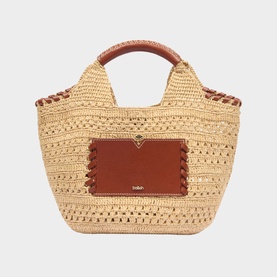 Ara Raffia Tote Bag