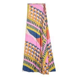 Meryl Printed Wrap Skirt