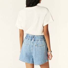 Mabo High-Rise Denim Shorts