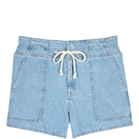 Mabo High-Rise Denim Shorts