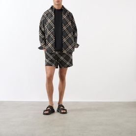 Check Swim Shorts