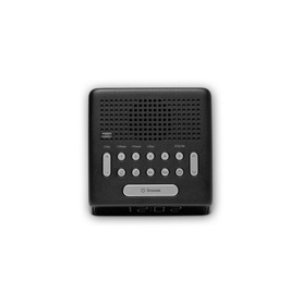 Ortus FM Dual Alarm Clock Radio in Black