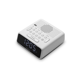 Ortus FM Dual Alarm Clock Radio in White