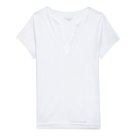 Tuni Diamante Wings Henley T-shirt