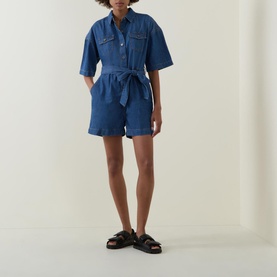Evelyn Denim Playsuit