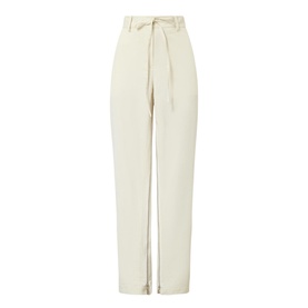 Zip Wide-Leg Trousers