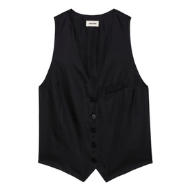 Emaux Satin Waistcoat