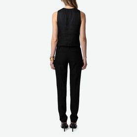 Emaux Satin Waistcoat