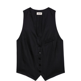 Emaux Satin Waistcoat