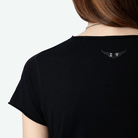 Tuni Diamante Wings Henley T-shirt