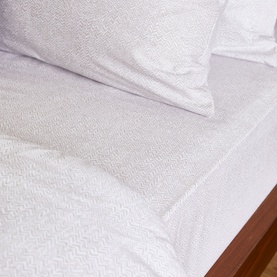 180 Thread Count Nacre Weave Fitted Sheet