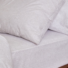 180 Thread Count Nacre Weave Fitted Sheet