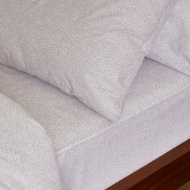 180 Thread Count Nacre Weave Fitted Sheet