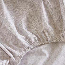 180 Thread Count Nacre Weave Fitted Sheet
