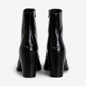 Preiser Patent Leather Ankle Boots