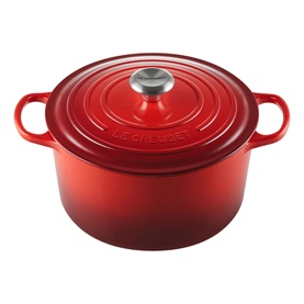 Signature Cast Iron Deep Casserole Dish 26cm