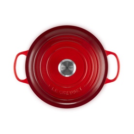 Signature Cast Iron Deep Casserole Dish 26cm