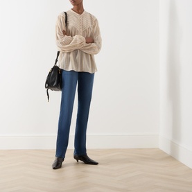 Kimmie B(air) Mid-Rise Straight Leg Jeans