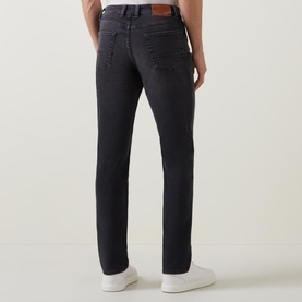 Nevada Mid-Rise Slim Leg Jeans