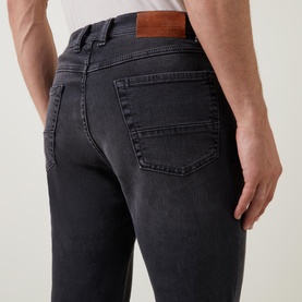 Nevada Mid-Rise Slim Leg Jeans