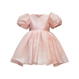 Halina Puff-Sleeve Mini Dress