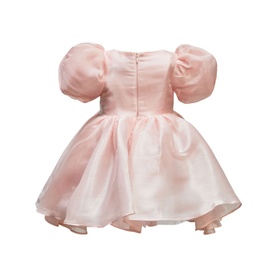 Halina Puff-Sleeve Mini Dress