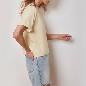 Solid Cropped T-Shirt
