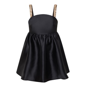 Embellished Taffeta Dress