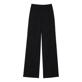Pinstripe Wide Leg Trousers