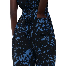 Josie Printed Zip-Up Jumpsuit