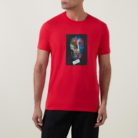 Skull Regular-Fit Logo T-Shirt