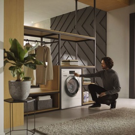 W1 Front-Loader Washing Machine 9kg Lotus white