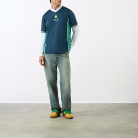 Piping Logo Jersey T-Shirt