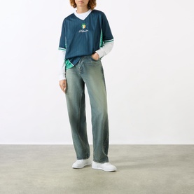 Piping Logo Jersey T-Shirt