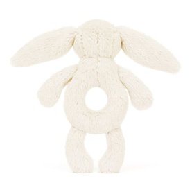 Bashful Cream Bunny Ring Rattle 18cm