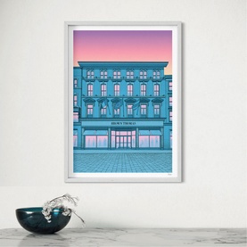 Brown Thomas 175th Anniversary Framed Storefront Print