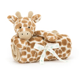 Bashful Giraffe Blanket