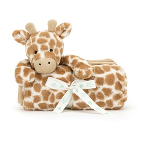 Bashful Giraffe Blanket