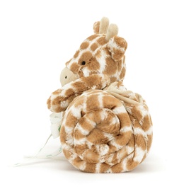 Bashful Giraffe Blanket