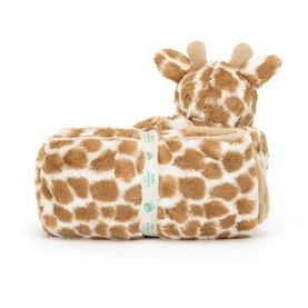 Bashful Giraffe Blanket
