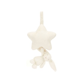 Bashful Cream Bunny Musical Pull