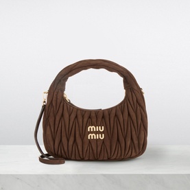Wander Matelass&eacute; Leather Hobo Bag