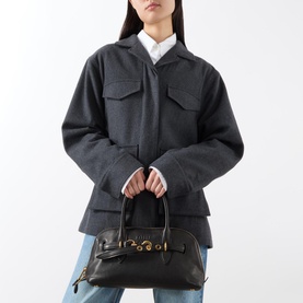 Adventure Nappa Leather Top-Handle Bag