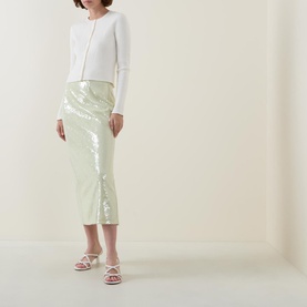 Joanne Ribbed-Knit Cardigan