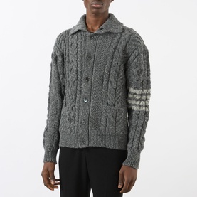 Cable-Knit Cardigan