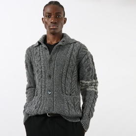 Cable-Knit Cardigan