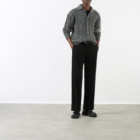 Cable-Knit Cardigan