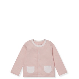 Striped Logo Pocket Cardigan