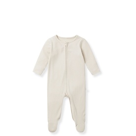 Clever Zip Ribbed Sleepsuit